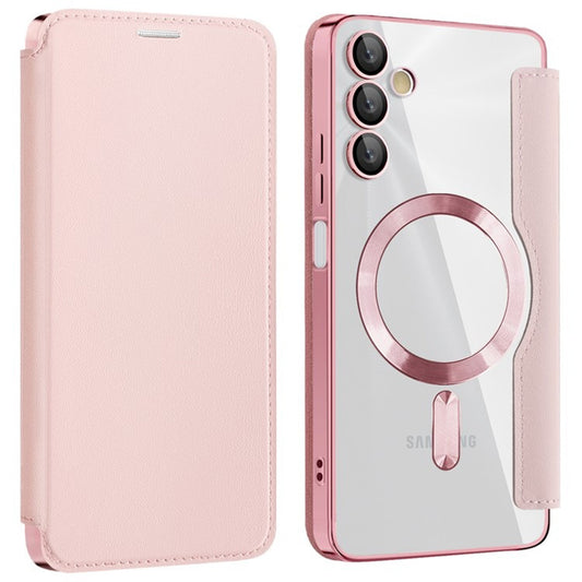 MagSafe Case for Samsung Galaxy A05s A057, Techsuit, SmartMag Book, Pink