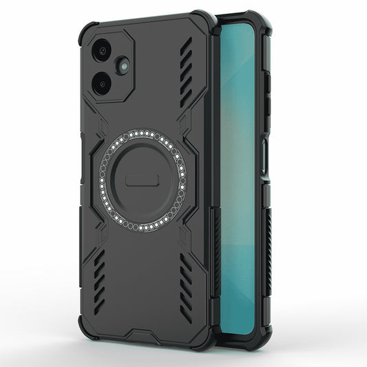 MagSafe Case for Samsung Galaxy A06 A065, Techsuit, ArmorMag, Black