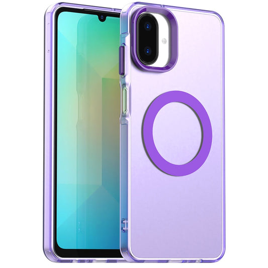 MagSafe Case for Samsung Galaxy A07 4G A075, Techsuit, CandyCase, Purple