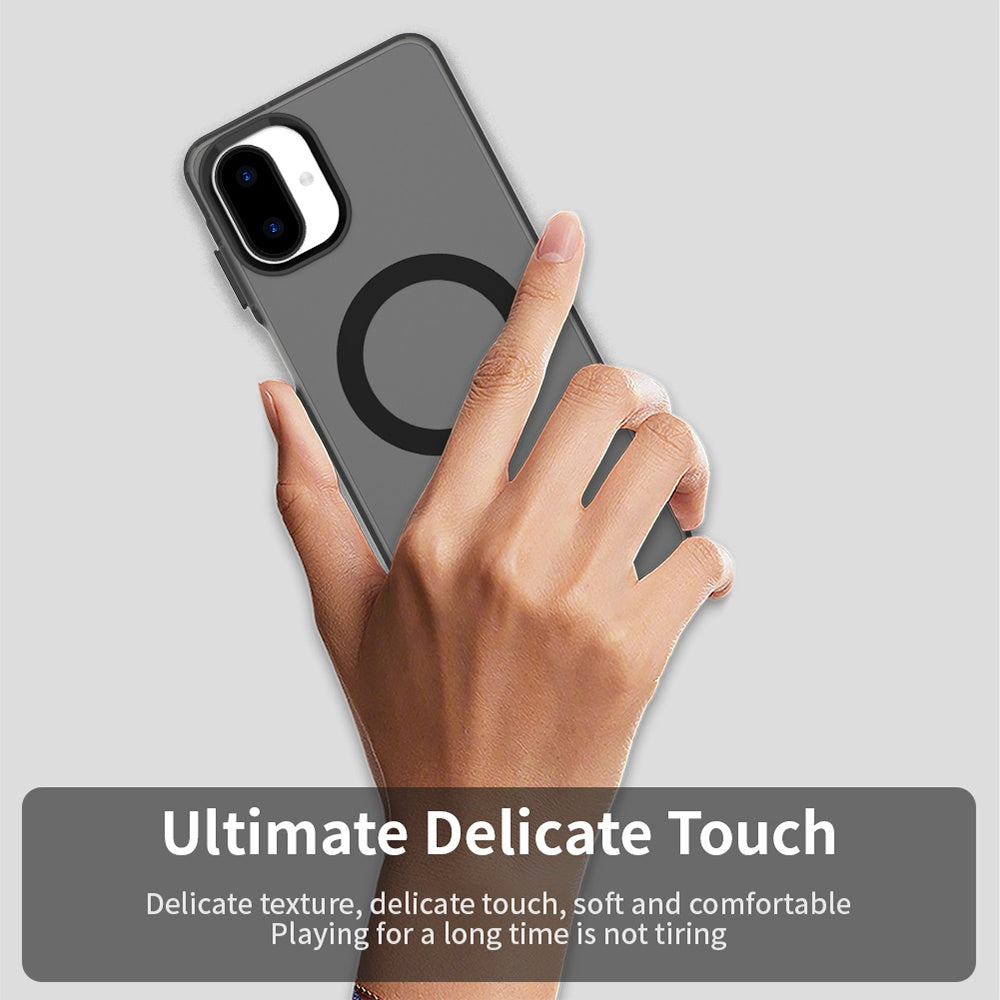 MagSafe Case for Samsung Galaxy A07 4G A075, Techsuit, CandyCase, Black