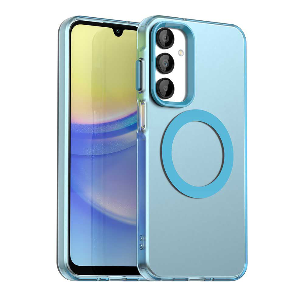 MagSafe Case for Samsung Galaxy A16 5G A166 / A16 4G A165, Techsuit, CandyCase, Blue
