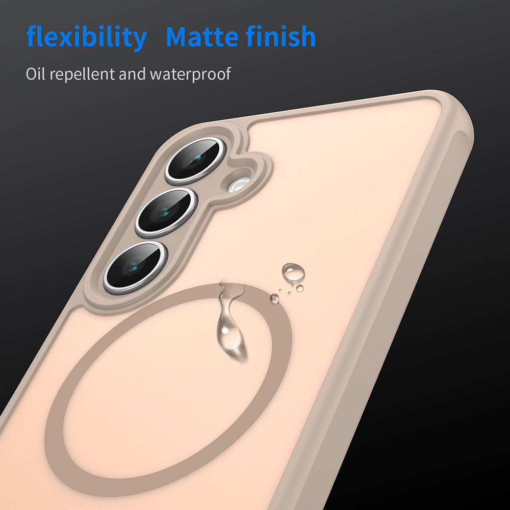 MagSafe Case for Samsung Galaxy A17 5G, Techsuit, HaloFrost II, Gold