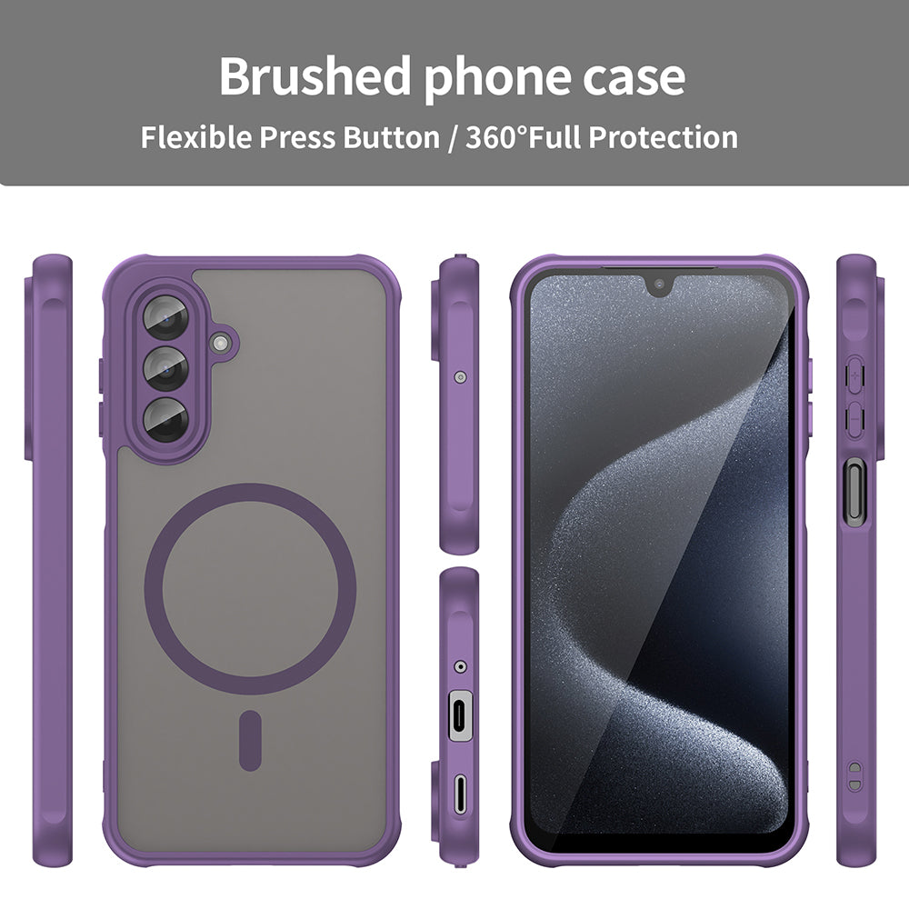 MagSafe Case for Samsung Galaxy A17 5G, Techsuit, HaloFrost II, Purple
