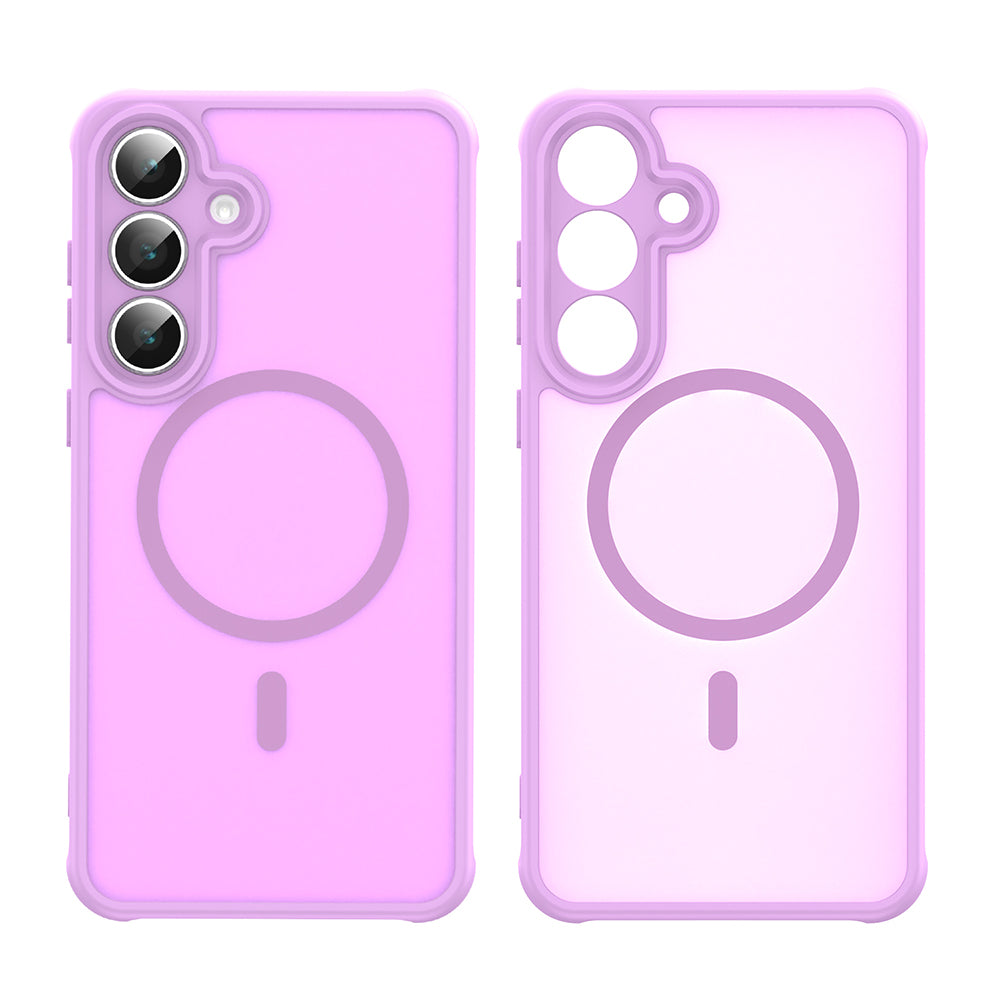 MagSafe Case for Samsung Galaxy A17 5G, Techsuit, HaloFrost II, Pink