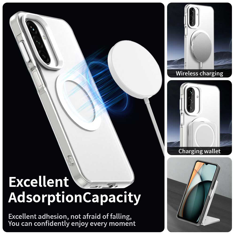 MagSafe Case for Samsung Galaxy A26 A266, Techsuit, CandyCase, White