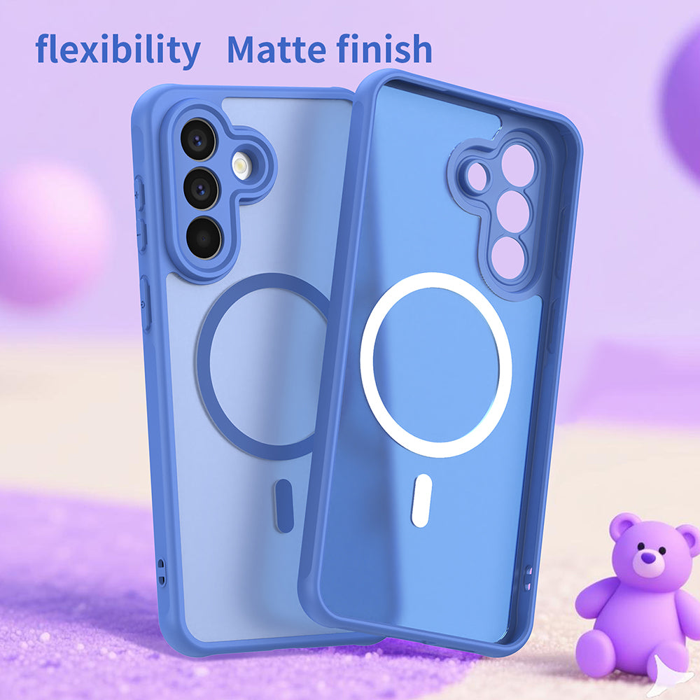MagSafe Case for Samsung Galaxy A27 5G, Techsuit, HaloFrost II, Blue