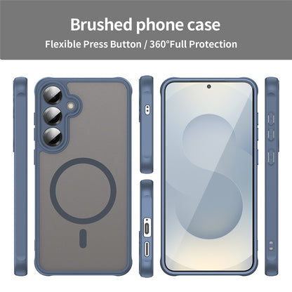 MagSafe Case for Samsung Galaxy A27 5G, Techsuit, HaloFrost II, Navy Blue