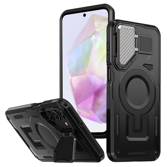 MagSafe Case for Samsung Galaxy A35 5G A356, Techsuit, CamVault, Black