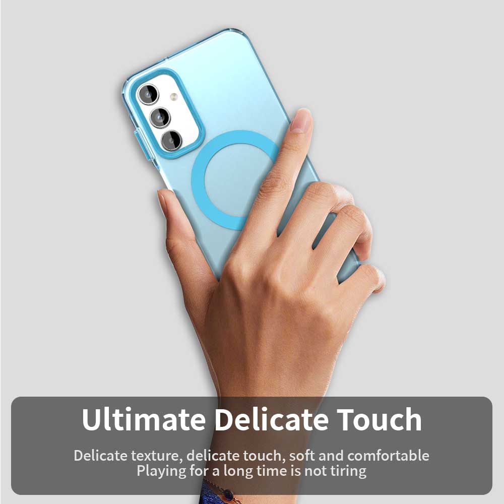 MagSafe Case for Samsung Galaxy A35 5G A356, Techsuit, CandyCase, Blue