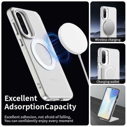 MagSafe Case for Samsung Galaxy A36 A366, Techsuit, CandyCase, White