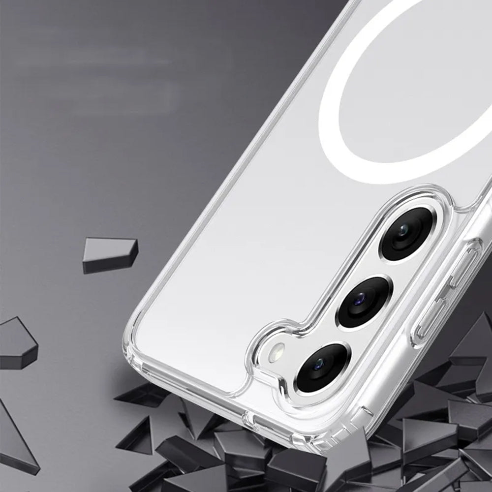 MagSafe Case for Samsung Galaxy A55 5G A556, Techsuit, Pro, Transparent