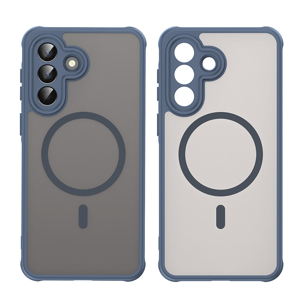 MagSafe Case for Samsung Galaxy A57 5G, Techsuit, HaloFrost II, Navy Blue