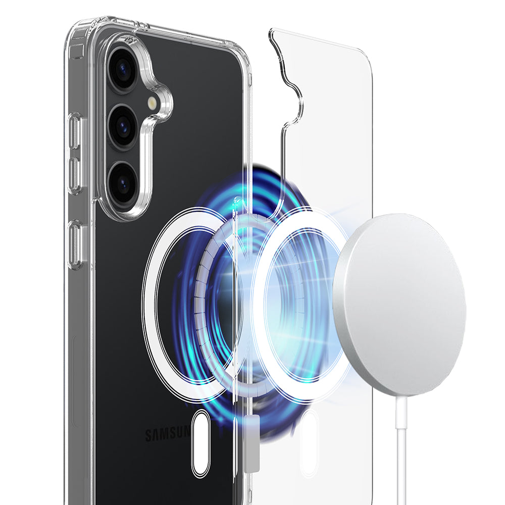 MagSafe Case for Samsung Galaxy A57 5G, Techsuit, Pro, Transparent