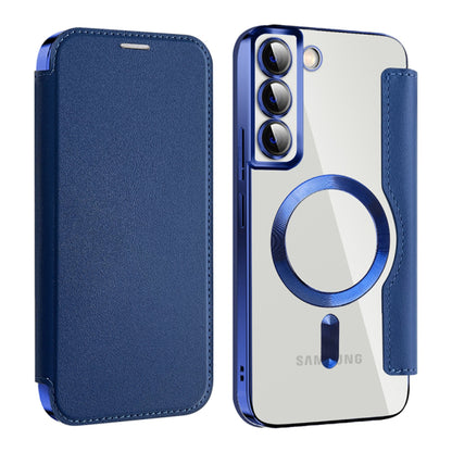 MagSafe Case for Samsung Galaxy S22+ 5G S906, Techsuit, SmartMag Book, Blue