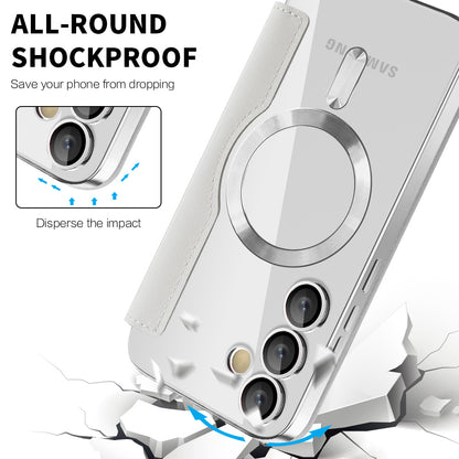 MagSafe Case for Samsung Galaxy S23 FE S711, Techsuit, SmartMag Book, Gray