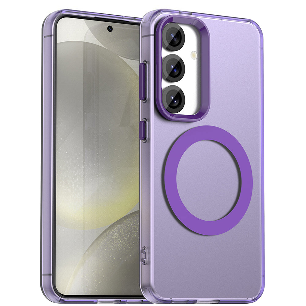 MagSafe Case for Samsung Galaxy S24 FE S721, Techsuit, CandyCase, Purple