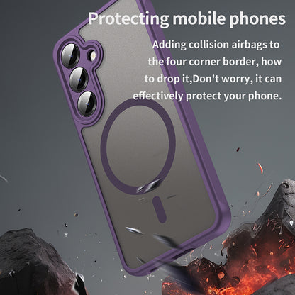 MagSafe Case for Samsung Galaxy S24+ S926, Techsuit, HaloFrost II, Purple