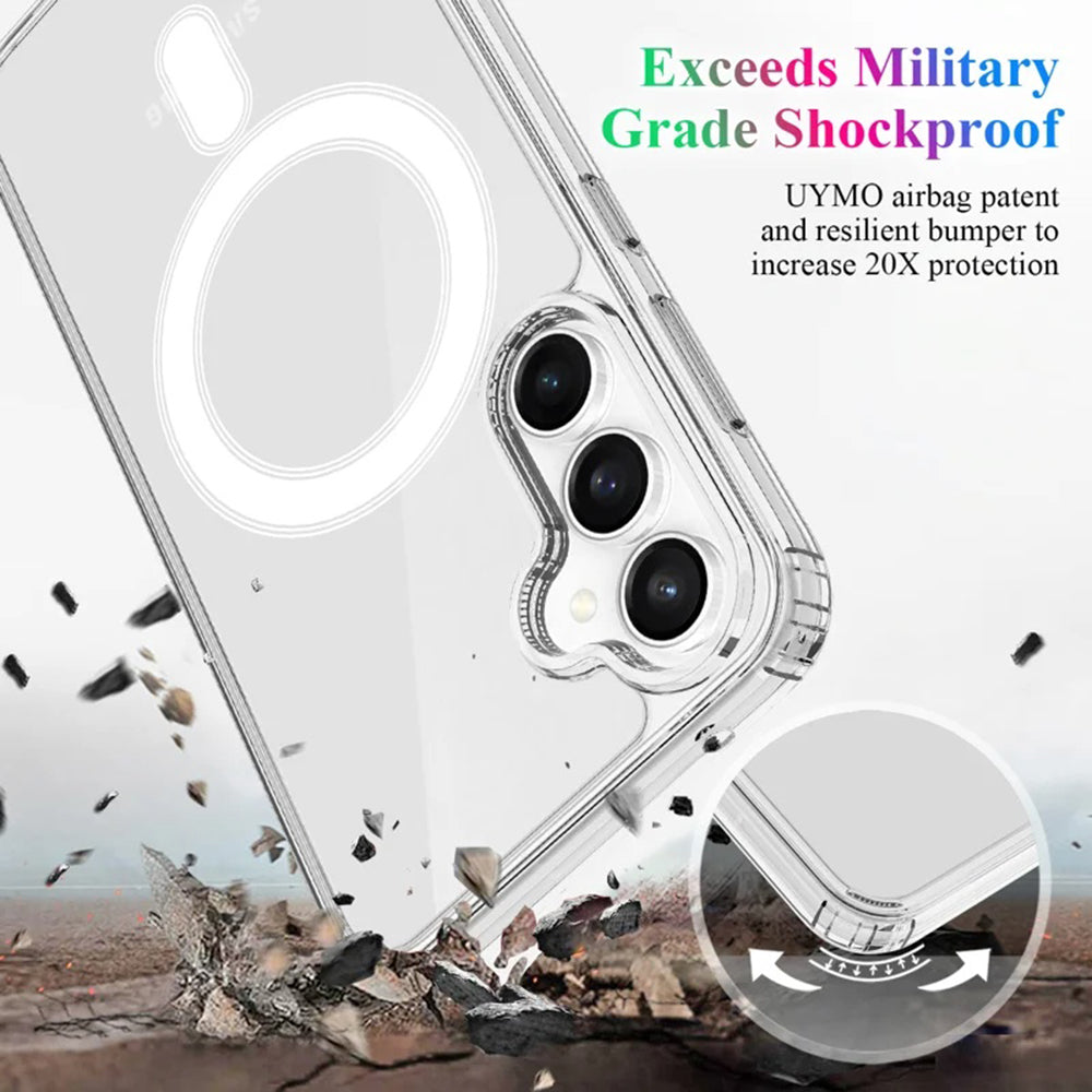 MagSafe Case for Samsung Galaxy S24+ S926, Techsuit, Pro, Transparent