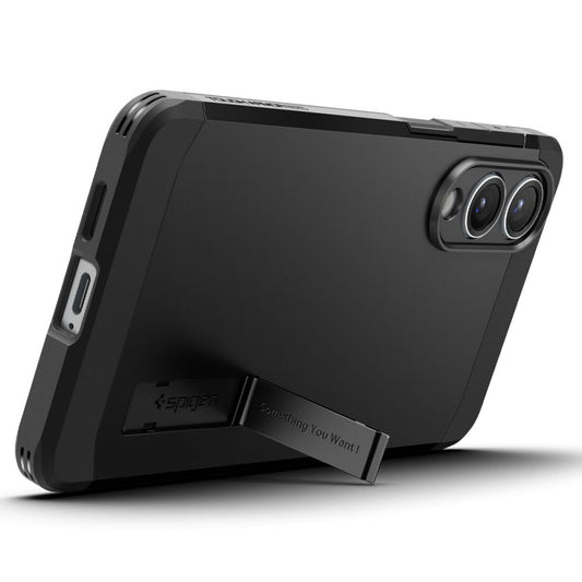 MagSafe Case for Samsung Galaxy S25 Edge S937, Spigen, Tough Armor, Black ACS09422