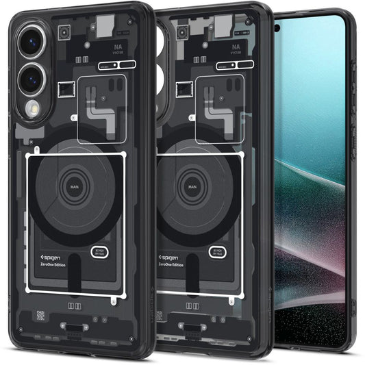 MagSafe Case for Samsung Galaxy S25 Edge S937, Spigen, Ultra Hybrid Zero One, Black ACS09415