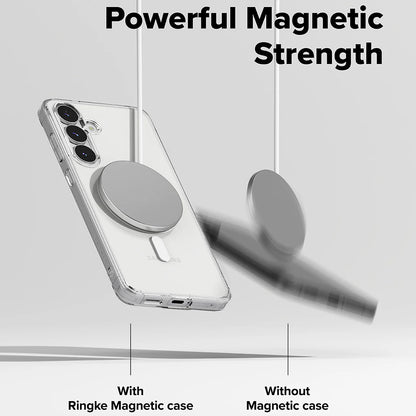 MagSafe Case for Samsung Galaxy S25 FE, Ringke, Fusion, Transparent