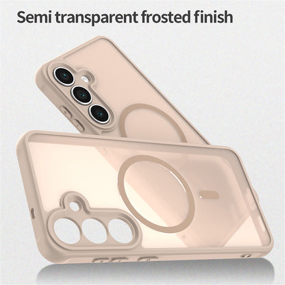 MagSafe Case for Samsung Galaxy S25 FE, Techsuit, HaloFrost II, Gold