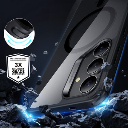 MagSafe Case for Samsung Galaxy S25+ S936, ESR, Classic Hybrid, Black Transparent
