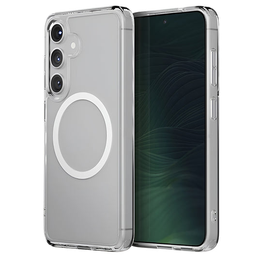 MagSafe Case for Samsung Galaxy S25 S931, UNIQ, LifePro Xtreme MagClick, Transparent