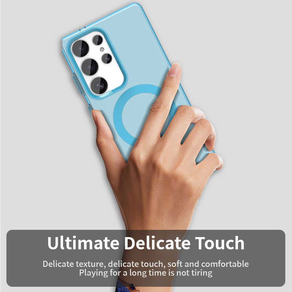 MagSafe Case for Samsung Galaxy S25 Ultra S938, Techsuit, CandyCase, Blue