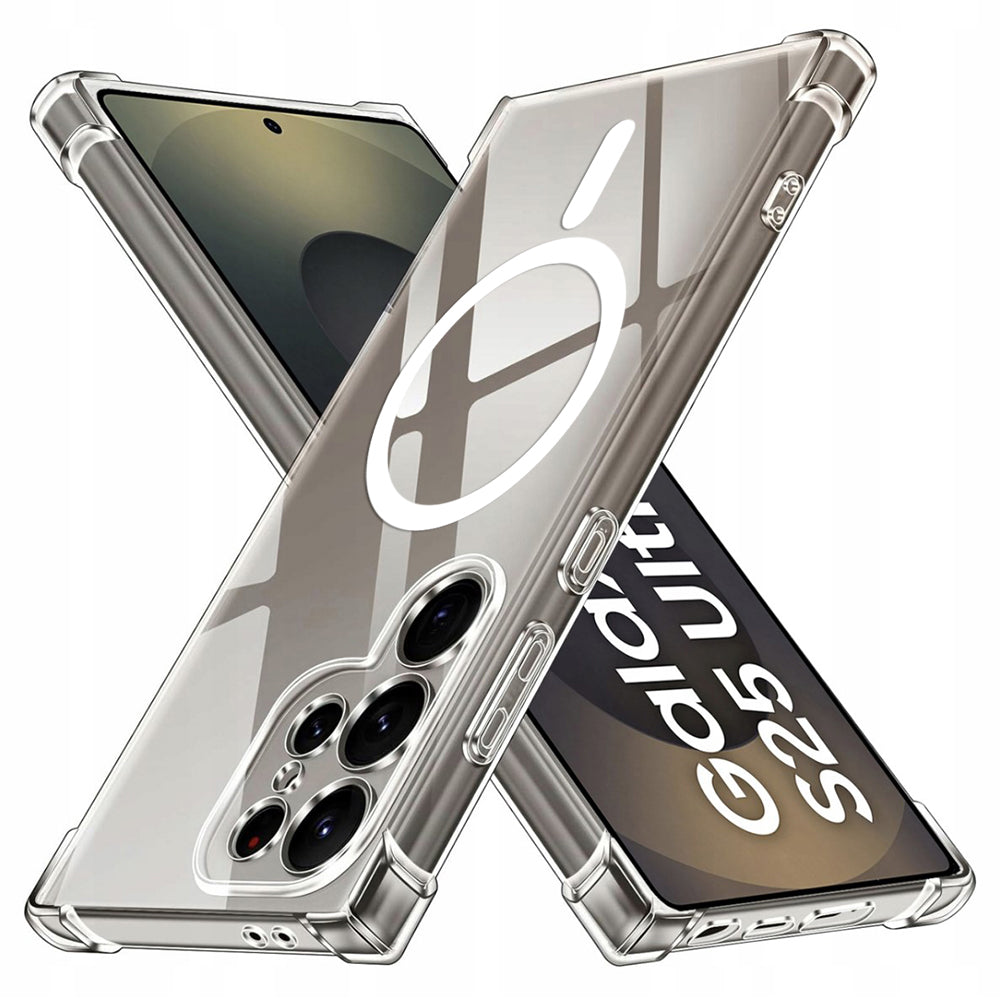MagSafe Case for Samsung Galaxy S25 Ultra S938, Techsuit, Shockproof, Transparent