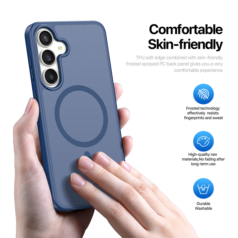 MagSafe Case for Samsung Galaxy S26 FE S741 / S25 FE, DUX DUCIS, Yind, Dark Blue