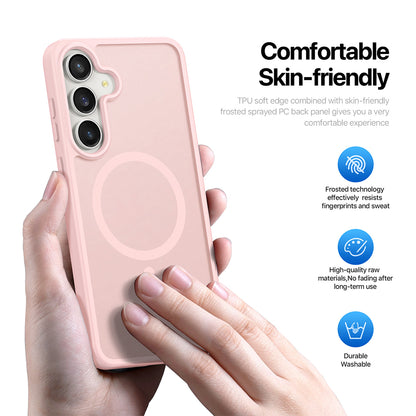 MagSafe Case for Samsung Galaxy S26 FE S741 / S25 FE, DUX DUCIS, Yind, Light Pink