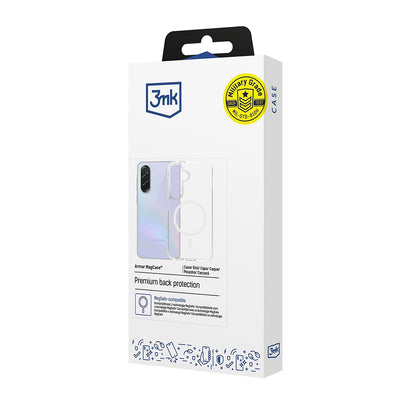 MagSafe Case for Samsung Galaxy S26 Plus, 3MK, Armor MagCase, Transparent