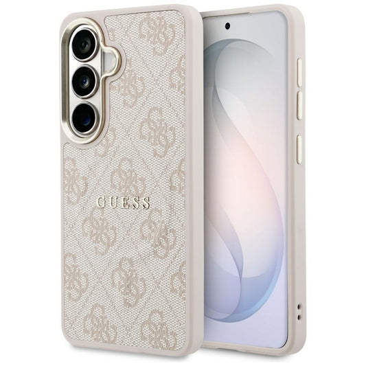 MagSafe Case for Samsung Galaxy S26 Plus S947, Guess, 4G Embossed Ring, Pink