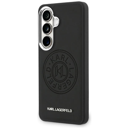 MagSafe Case for Samsung Galaxy S26 Plus S947, Karl Lagerfeld, Karl Round Point Logo, Black