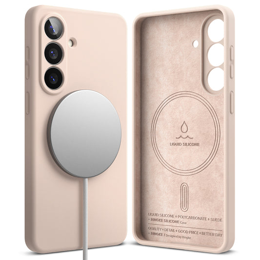 MagSafe Case for Samsung Galaxy S26, Ringke, Silicone, Pink