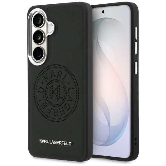MagSafe Case for Samsung Galaxy S26 S942, Karl Lagerfeld, Karl Round Point Logo, Black