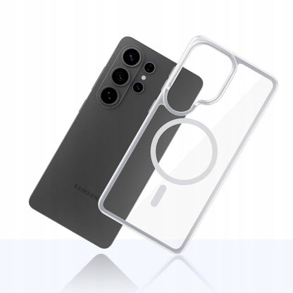 MagSafe Case for Samsung Galaxy S26 Ultra, 3MK, Armor MagCase, Transparent