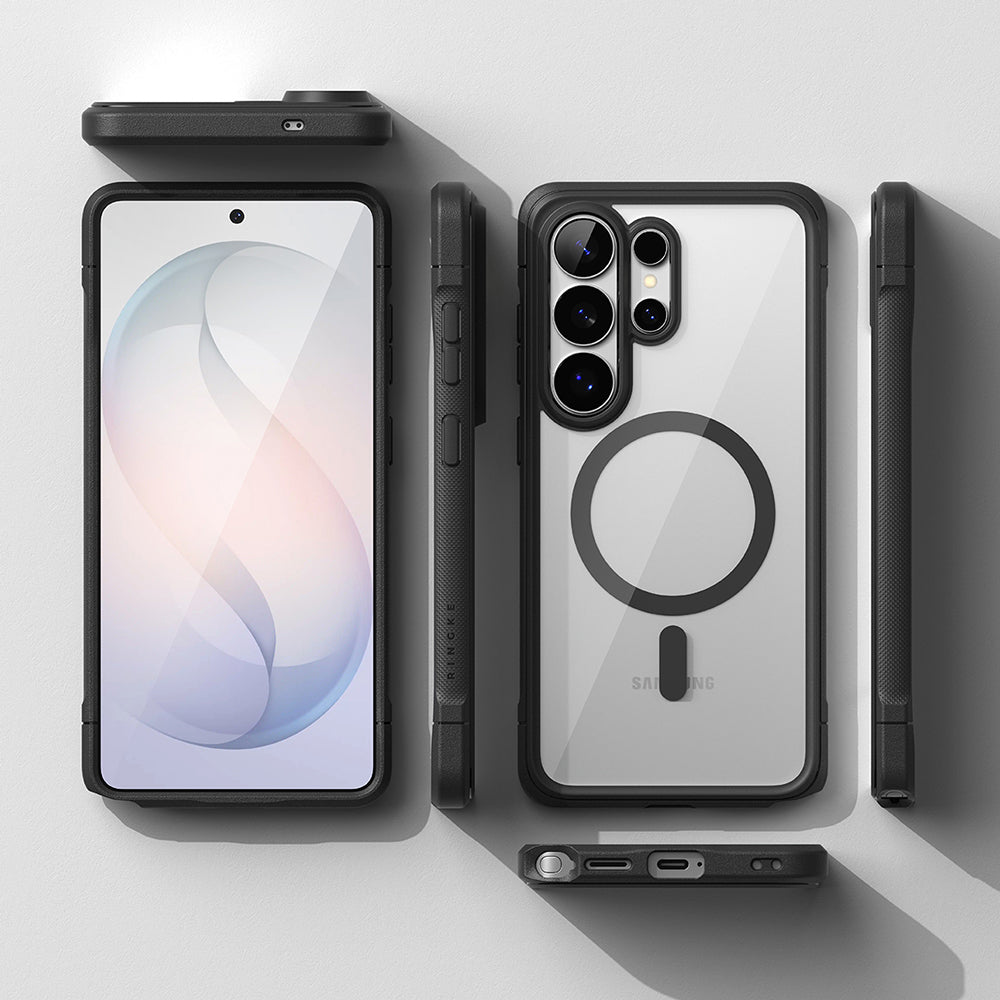 MagSafe Case for Samsung Galaxy S26 Ultra, Ringke, Fusion Bold, Black