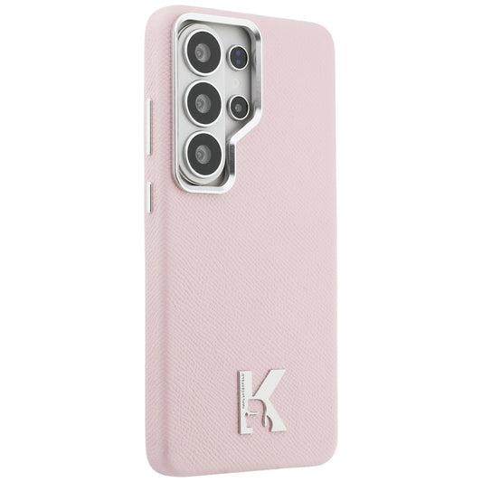MagSafe Case for Samsung Galaxy S26 Ultra S948, Karl Lagerfeld, Karl Head Logo, Pink