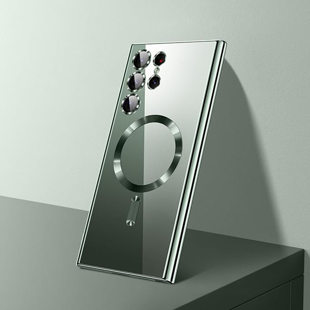 MagSafe Case for Samsung Galaxy S26 Ultra S948, Techsuit, Luxury Crystal, Black