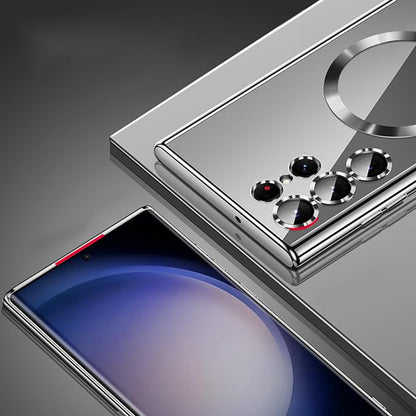 MagSafe Case for Samsung Galaxy S26 Ultra S948, Techsuit, Luxury Crystal, Pink