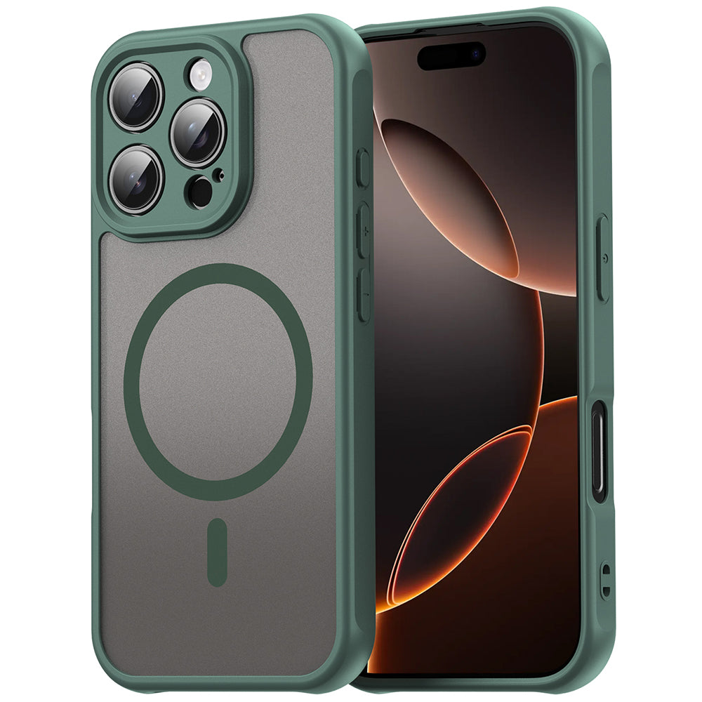 MagSafe Case for Samsung Galaxy XCover7 Pro, Techsuit, HaloFrost II, Green