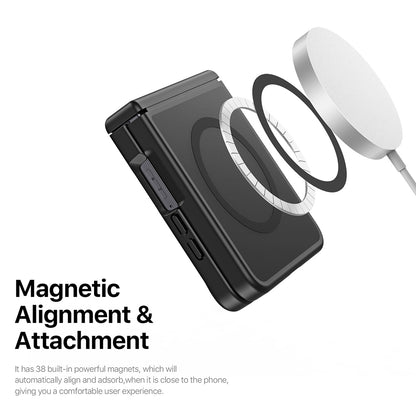 MagSafe Case for Samsung Galaxy Z Flip8 F776, DUX DUCIS, Yind, Black