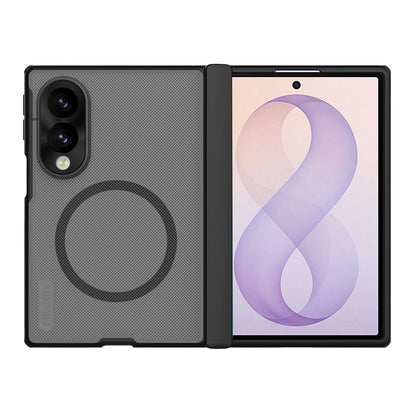 MagSafe Case for Samsung Galaxy Z Fold8 F971, Nillkin, Super Frosted Shield, Transparent Black