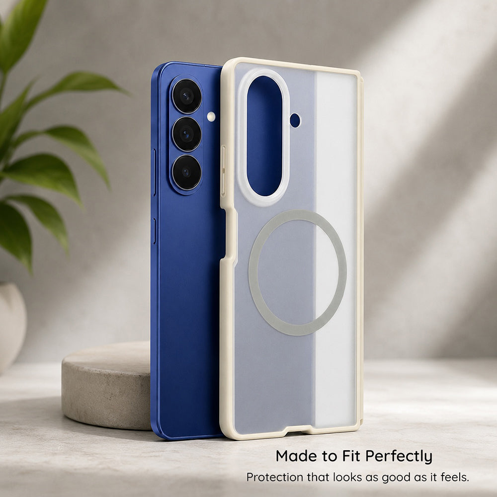 MagSafe Case for Samsung Galaxy Z Fold8 Ultra F971, Blueo, Skin Friendly Anti-Drop, Satin Gray