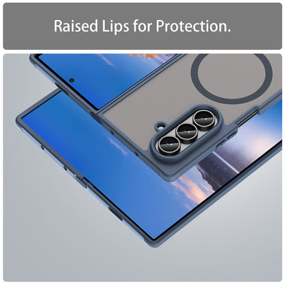 MagSafe Case for Samsung Galaxy Z Fold8 Ultra F976, Techsuit, HaloFrost II, Navy Blue