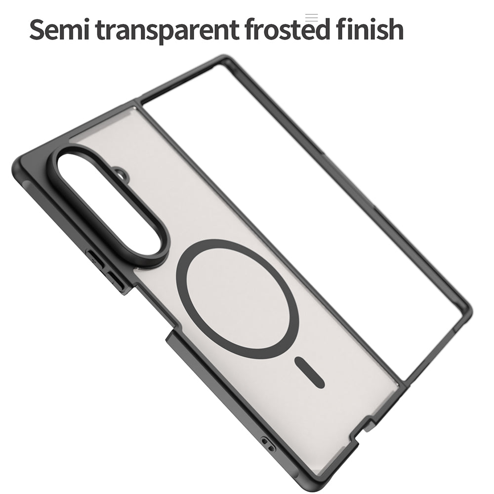 MagSafe Case for Samsung Galaxy Z Fold8 Ultra F976, Techsuit, HaloFrost II, Black