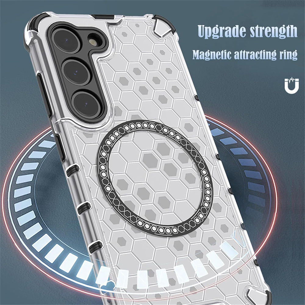 MagSafe Case for Xiaomi 15T Pro, Techsuit, HoneyComb Shield, Green