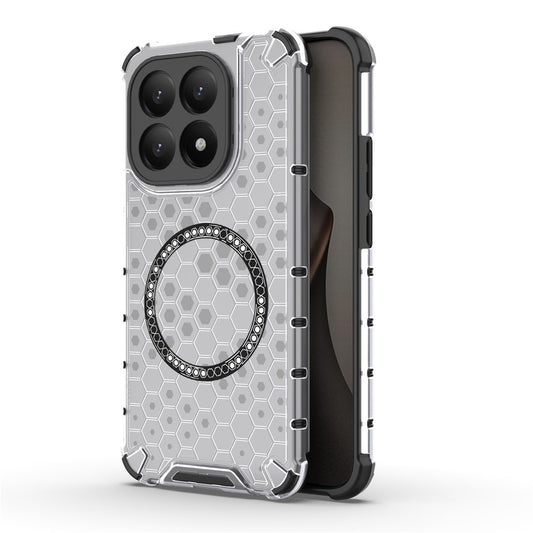 MagSafe Case for Xiaomi 15T, Techsuit, HoneyComb Shield, White